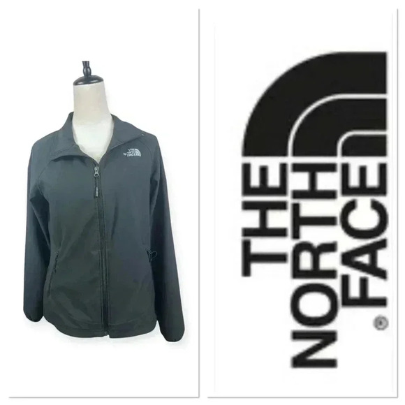The North Face black zip front jacket size medium - Picture 1 of 13